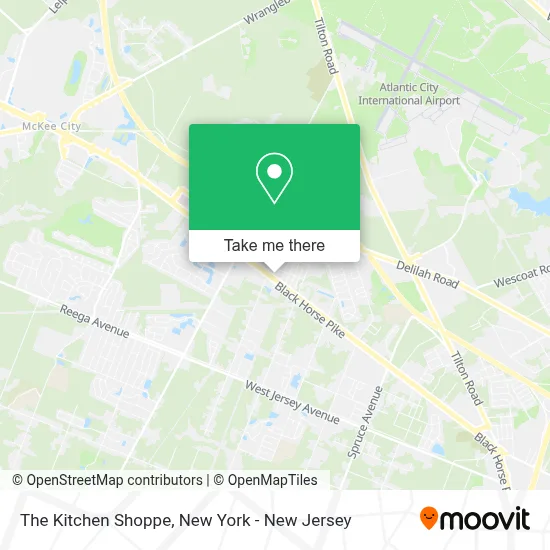 The Kitchen Shoppe map