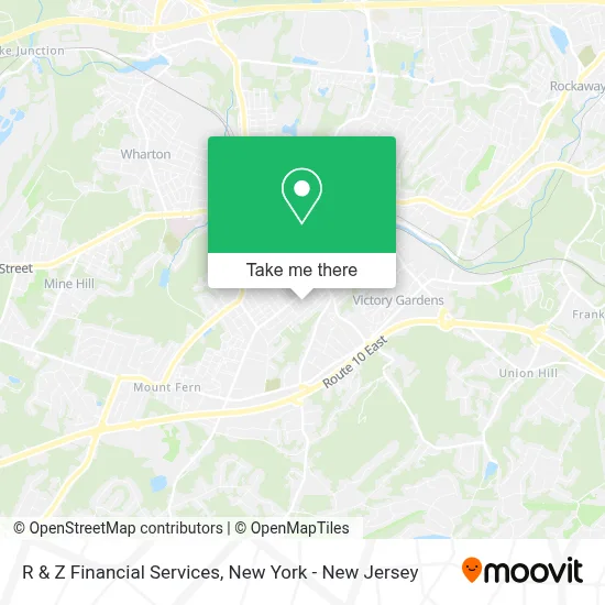R & Z Financial Services map