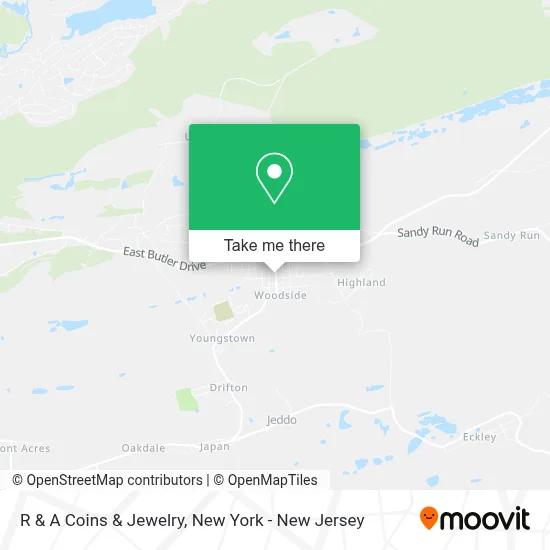 R & A Coins & Jewelry map