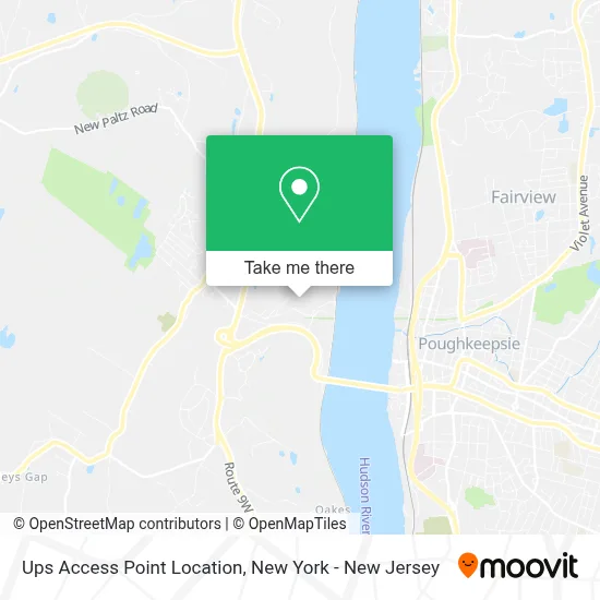 Ups Access Point Location map