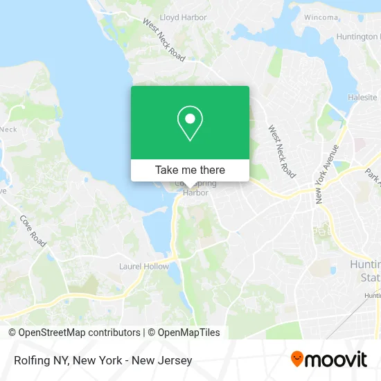 Rolfing NY map