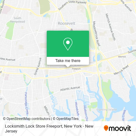 Locksmith Lock Store Freeport map