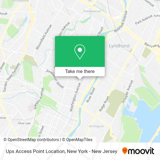 Ups Access Point Location map