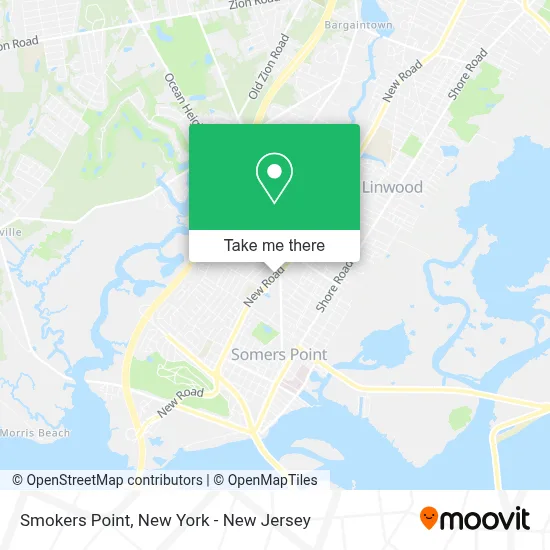 Smokers Point map