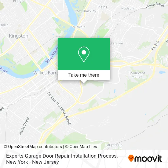 Experts Garage Door Repair Installation Process map