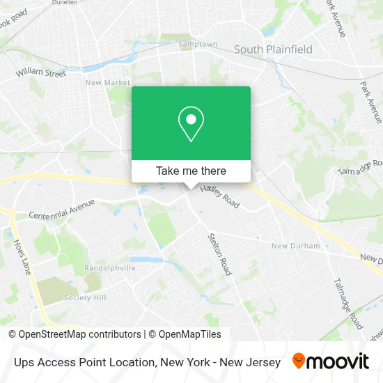 Ups Access Point Location map