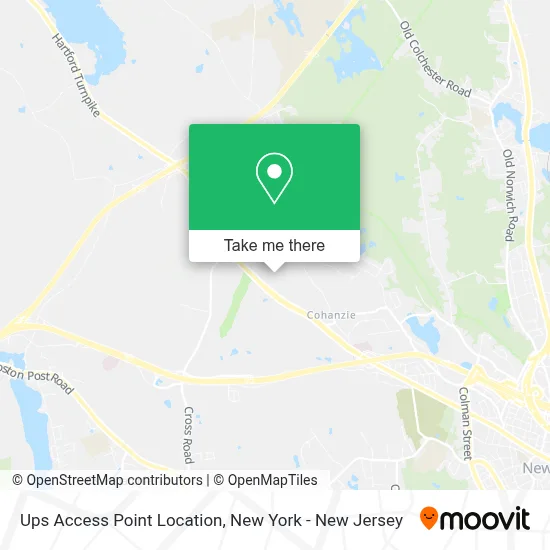 Ups Access Point Location map