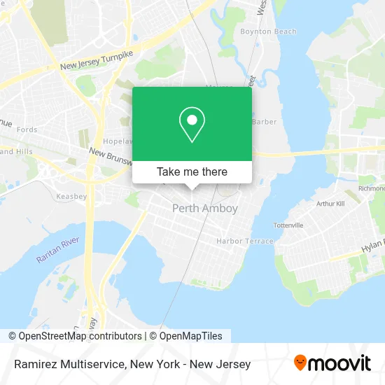 Ramirez Multiservice map