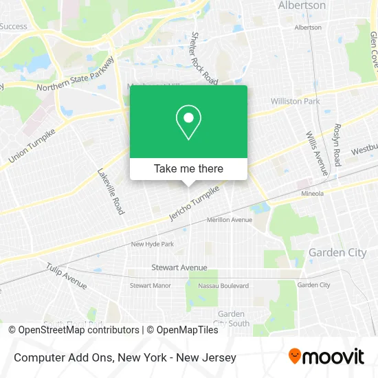 Computer Add Ons map