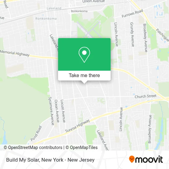 Build My Solar map