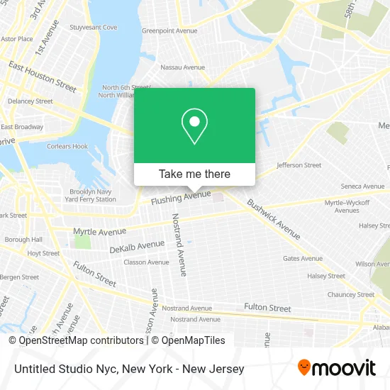 Untitled Studio Nyc map