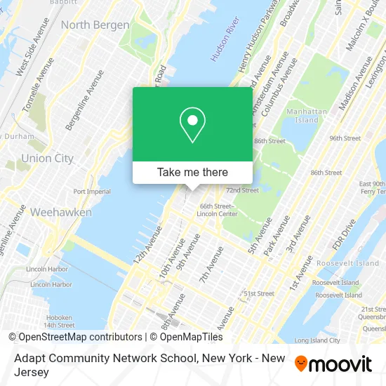 Adapt Community Network School map