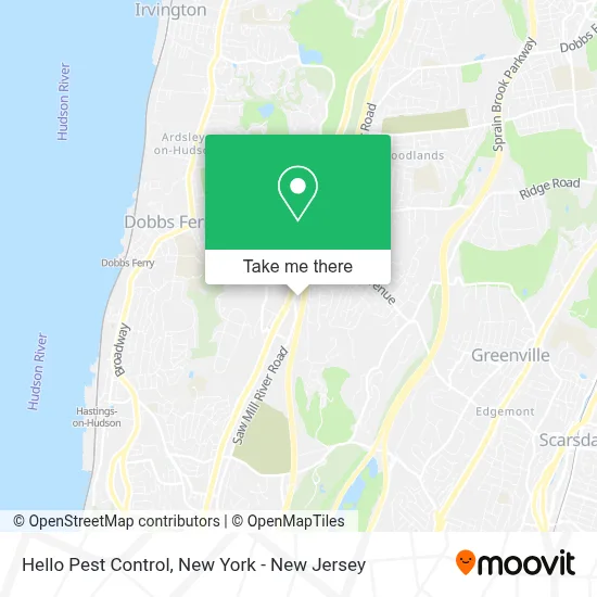 Hello Pest Control map