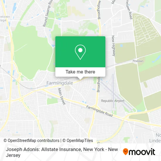 Joseph Adonis: Allstate Insurance map