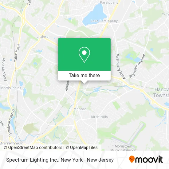 Spectrum Lighting Inc. map