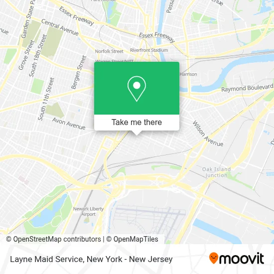 Layne Maid Service map