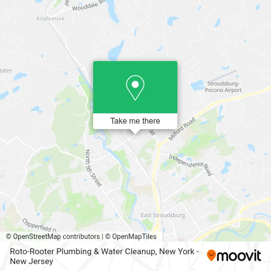 Roto-Rooter Plumbing & Water Cleanup map