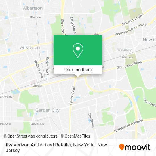 Rw Verizon Authorized Retailer map