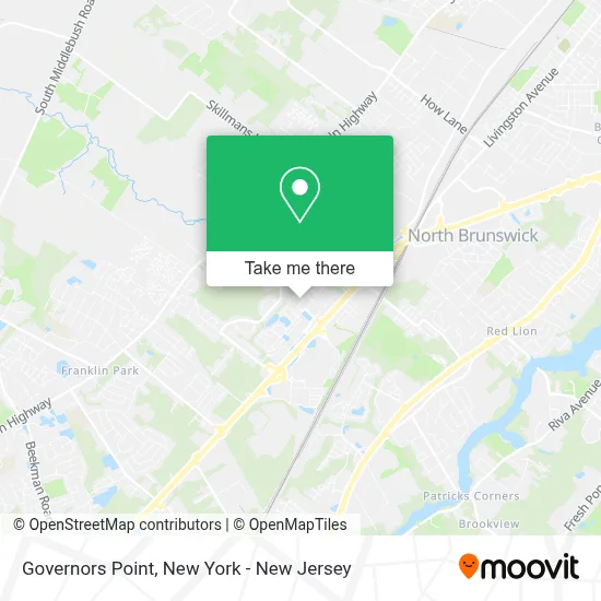 Governors Point map