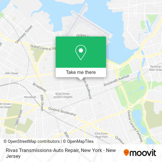 Rivas Transmissions-Auto Repair map