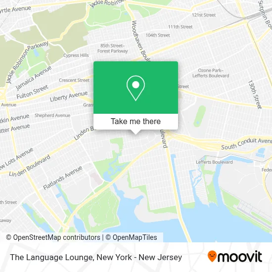 The Language Lounge map