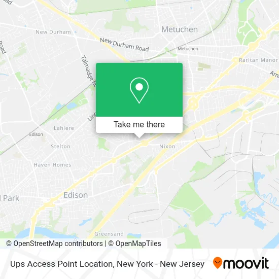Ups Access Point Location map