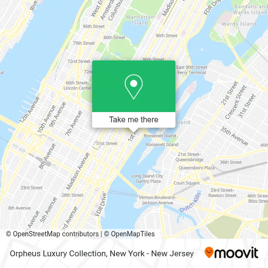 Orpheus Luxury Collection map