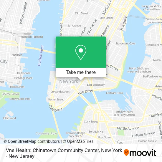 Vns Health: Chinatown Community Center map