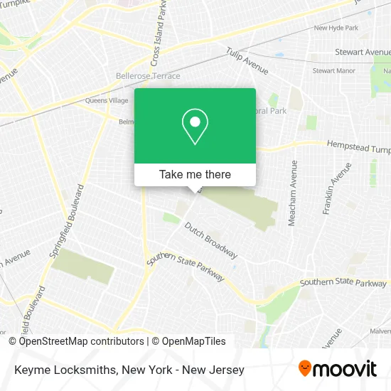 Keyme Locksmiths map