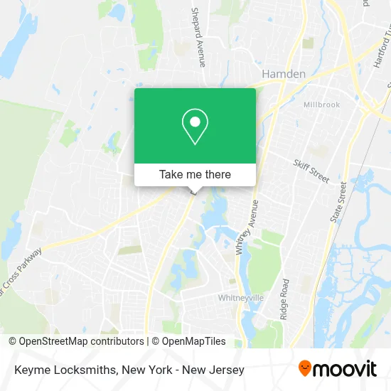 Keyme Locksmiths map