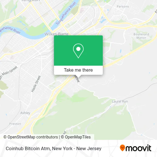 Coinhub Bitcoin Atm map