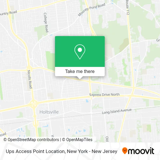 Ups Access Point Location map