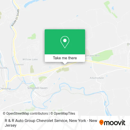 R & R Auto Group Chevrolet Service map