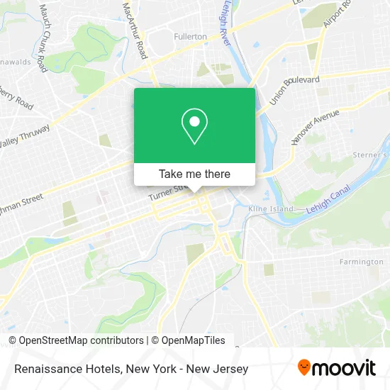 Renaissance Hotels map