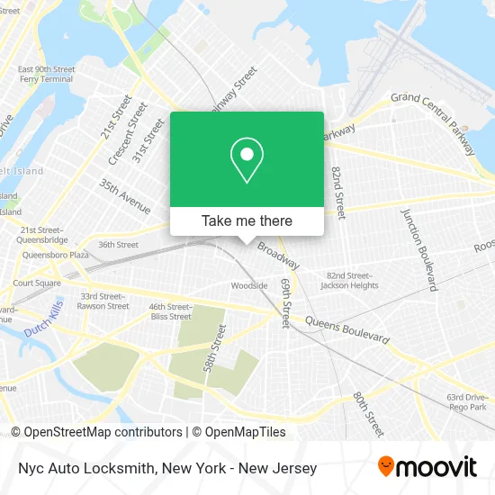 Nyc Auto Locksmith map