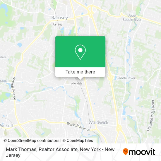 Mark Thomas, Realtor Associate map