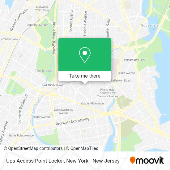 Ups Access Point Locker map