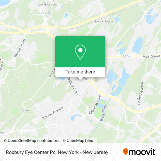 Roxbury Eye Center Pc map
