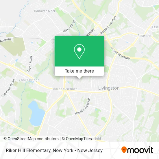 Riker Hill Elementary map