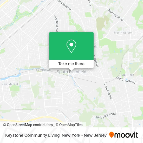 Keystone Community Living map