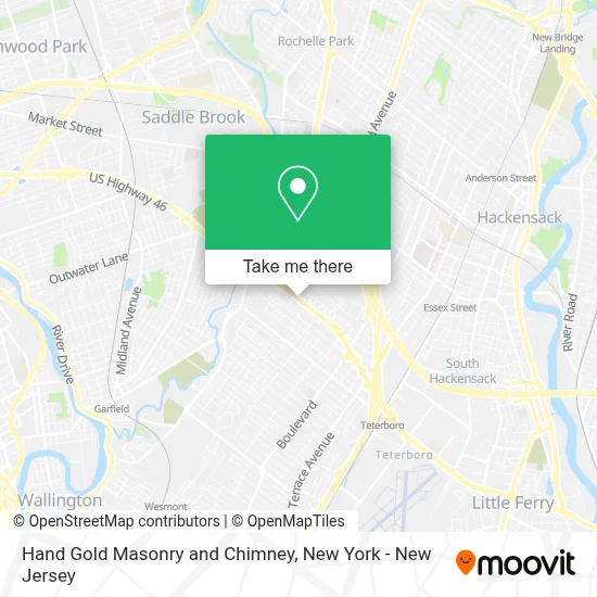 Hand Gold Masonry and Chimney map