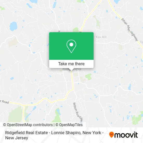 Ridgefield Real Estate - Lonnie Shapiro map