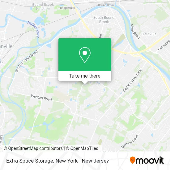 Extra Space Storage map