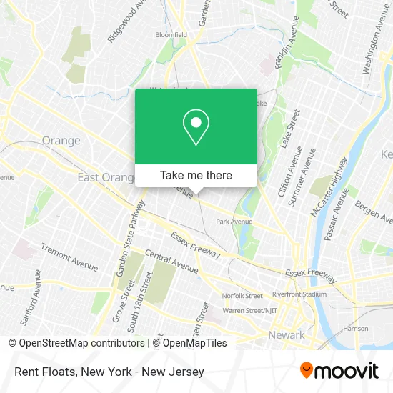 Rent Floats map