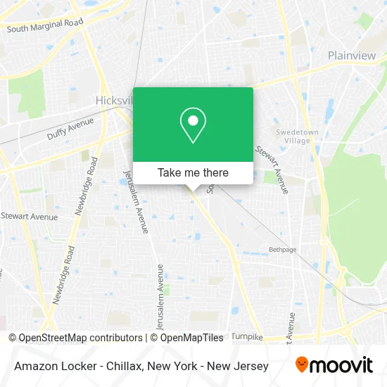 Amazon Locker - Chillax map
