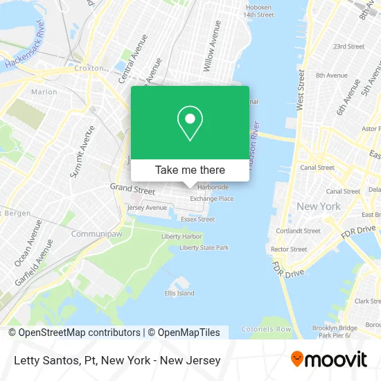 Letty Santos, Pt map