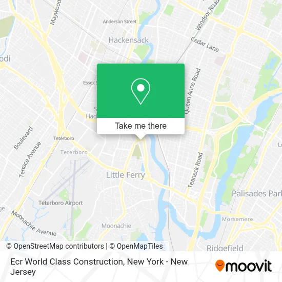 Ecr World Class Construction map