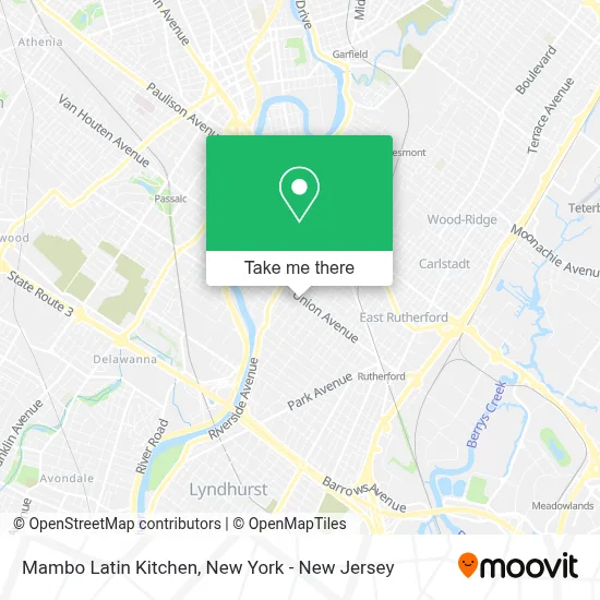 Mambo Latin Kitchen map