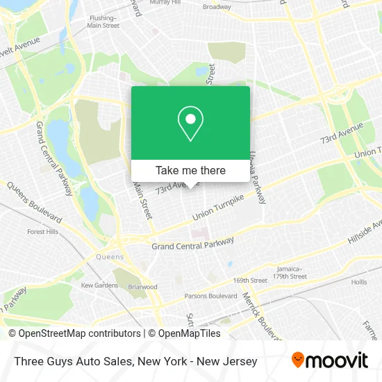 Three Guys Auto Sales map