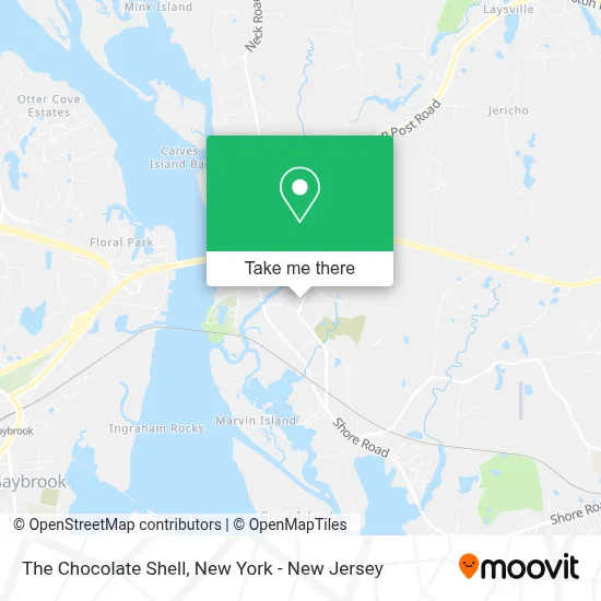 The Chocolate Shell map